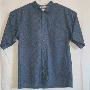 Men's Short Sleeve Columbia Button Down